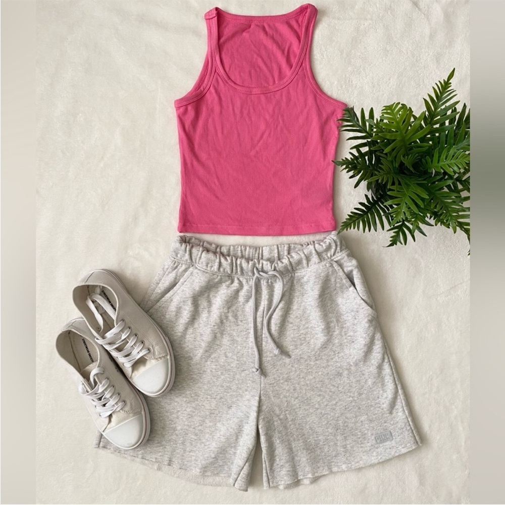 PINK Victoria’s Secret Grey Fleece Shorts XS